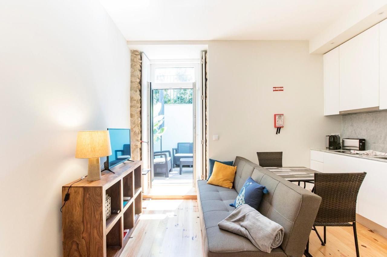 Central Studio W/ Pool, Ac & Patio By Lovelystay OOporto Exteriör bild